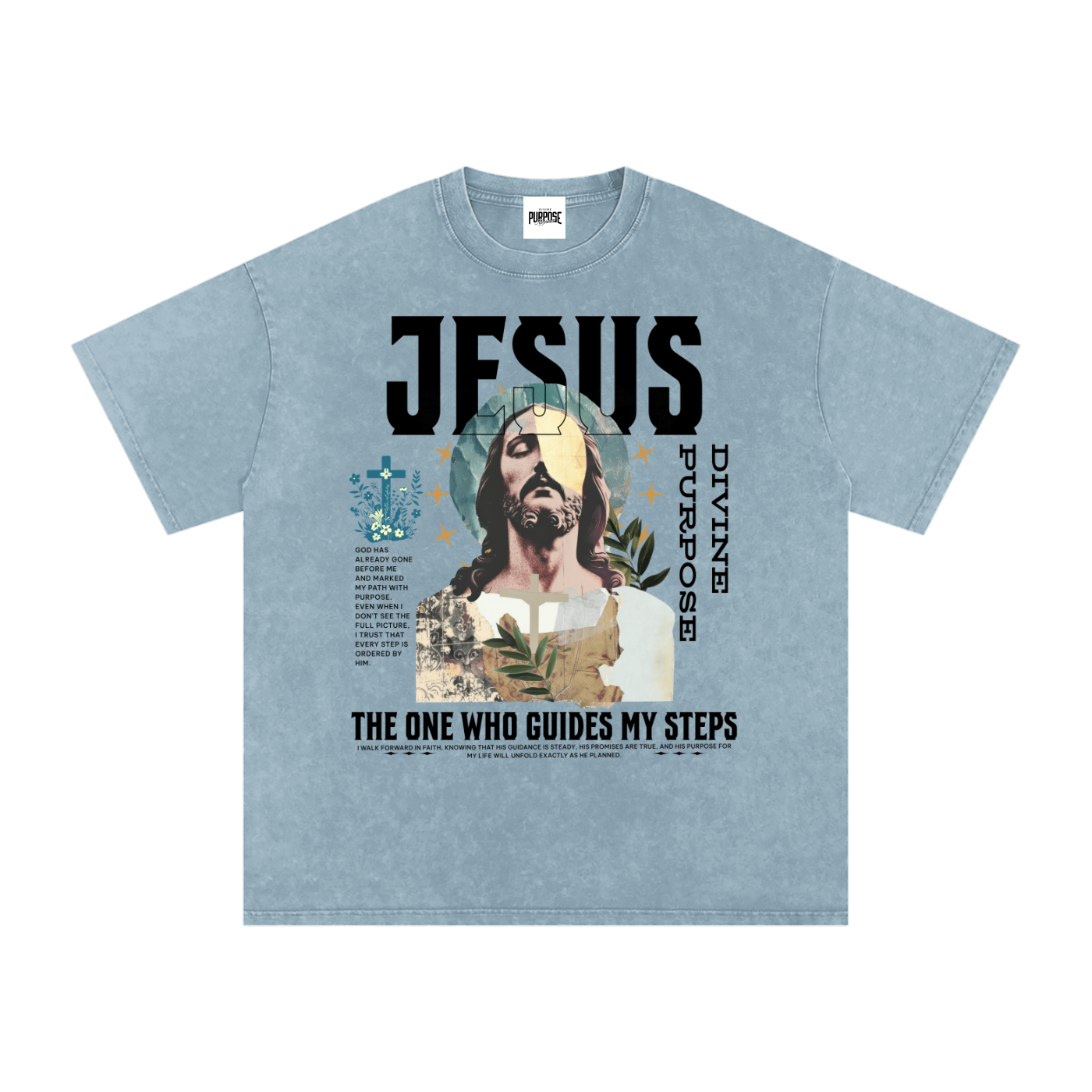 "JESUS" Oversized Cotton T-Shirt