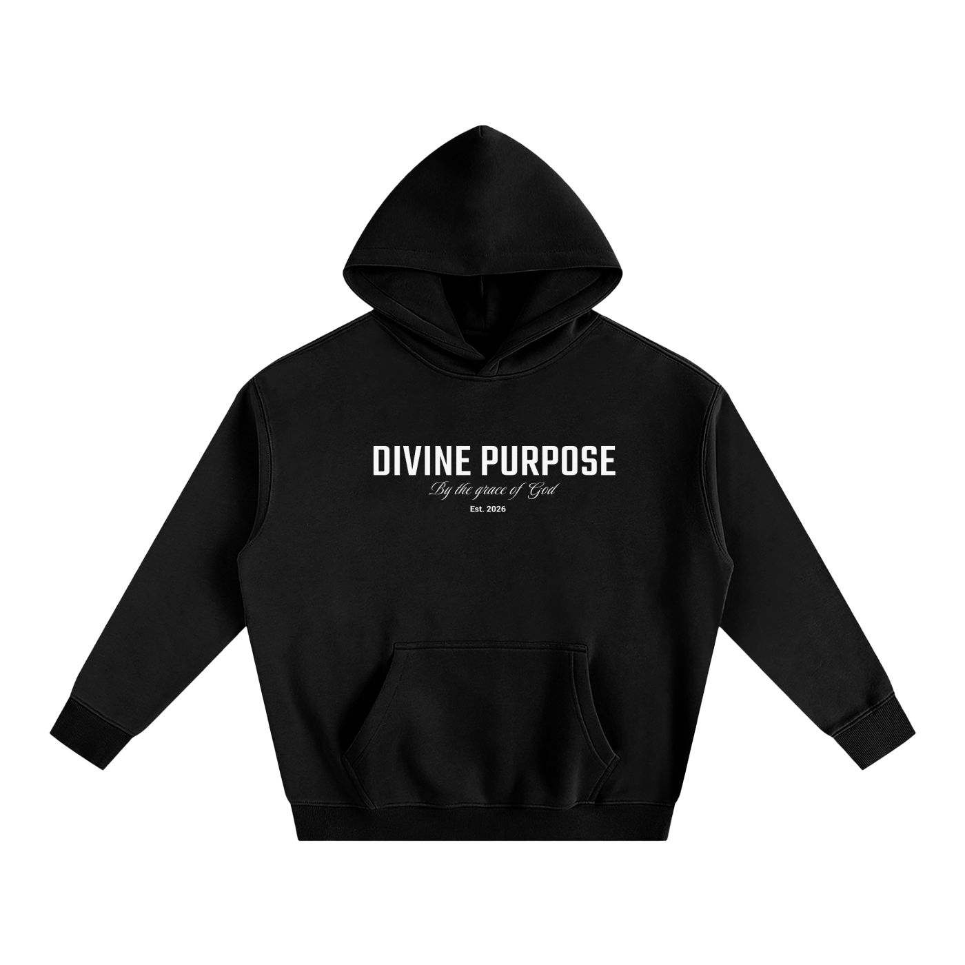 Black "Comfort" Oversized Hoodie