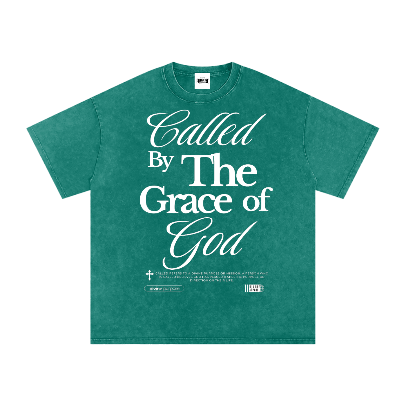"Called By Grace" Vintage Oversized T-shirt