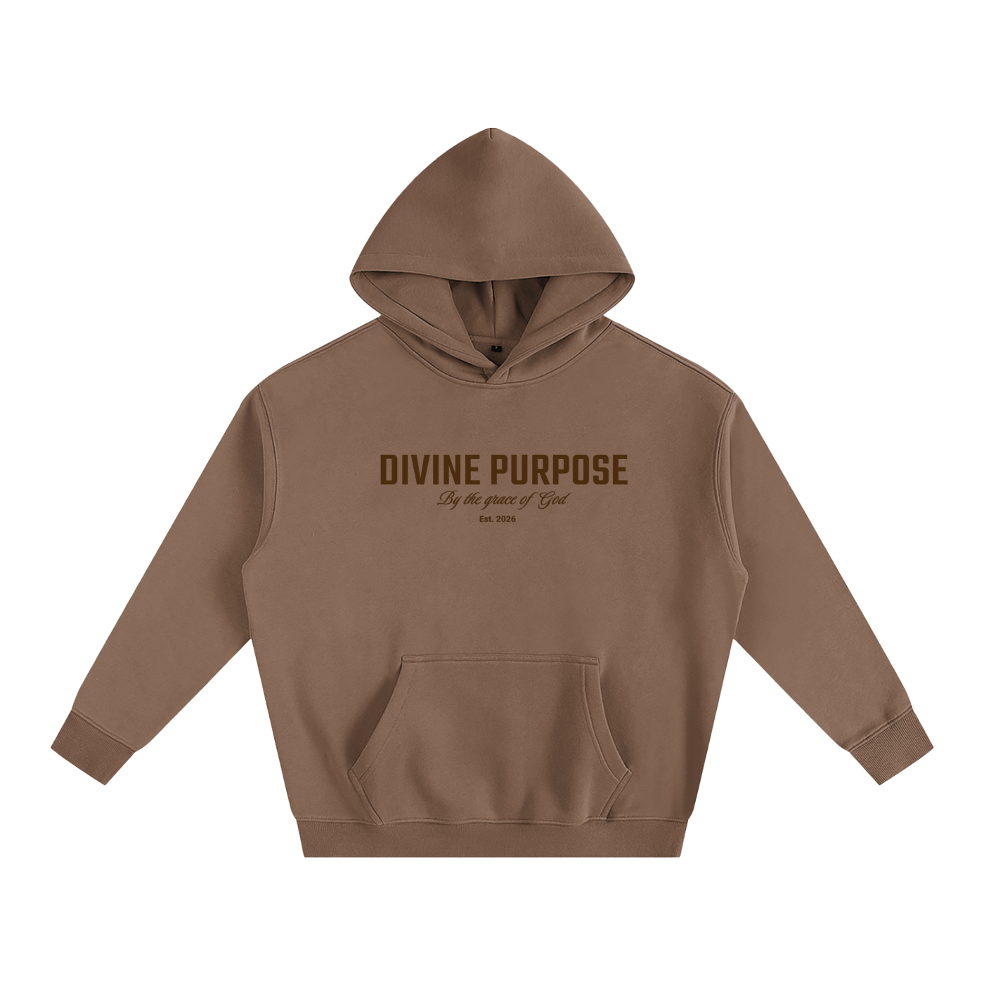 Brown "Comfort" Oversized Hoodie