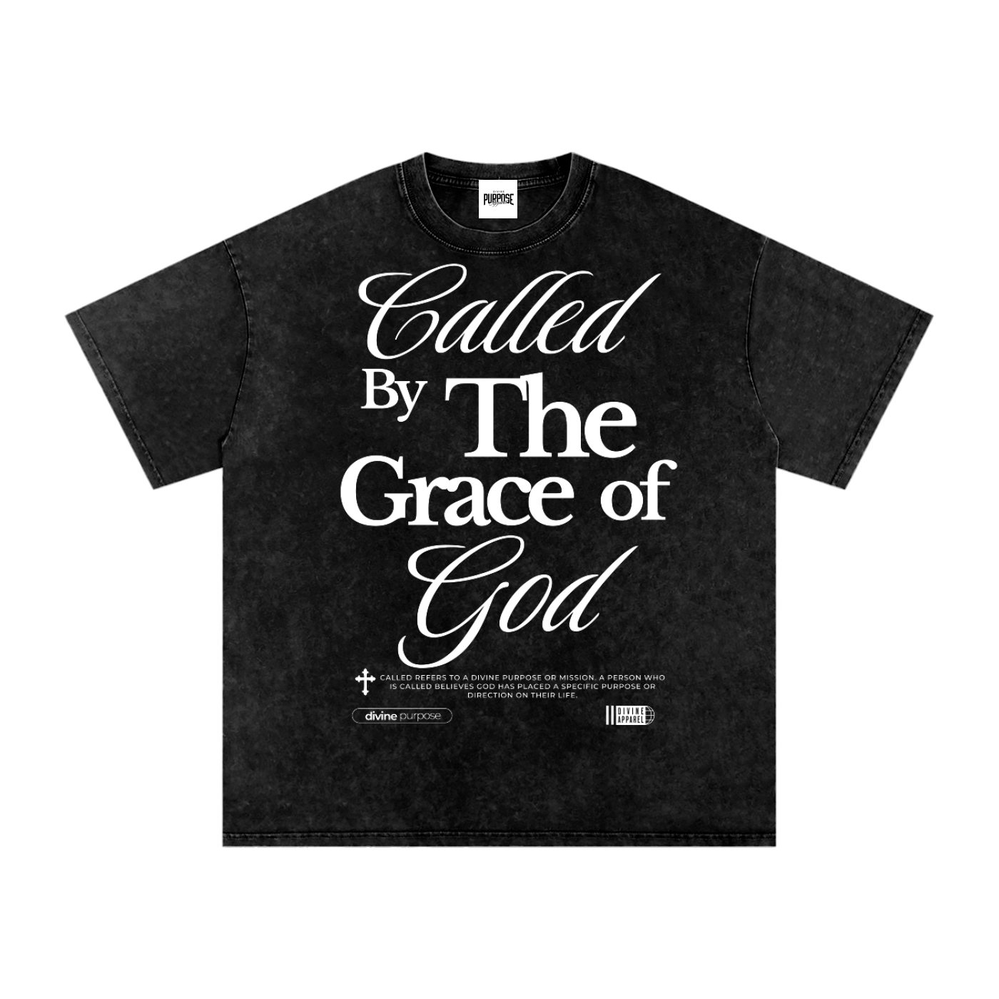 "Called By Grace" Vintage Oversized T-shirt