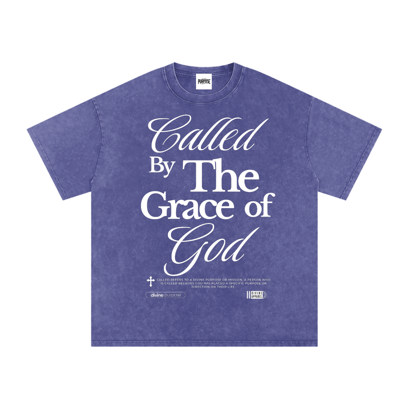 "Called By Grace" Vintage Oversized T-shirt